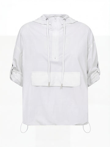 NÜ DOA Hoodie Blouses White