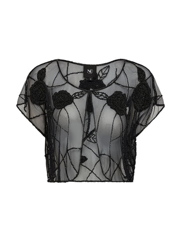 NÜ DEE Bolero Cardigans Black mix
