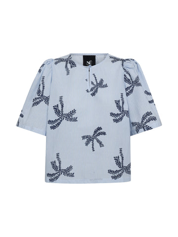 NÜ Diga Top Tops and T-shirts 467 Blue Stripe