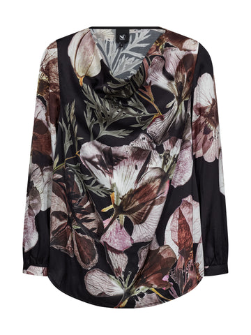 NÜ ELENA Shirt Shirts 640 Burgundy mix