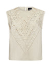 NÜ ELENI Top Tops and T-shirts 112 Bone