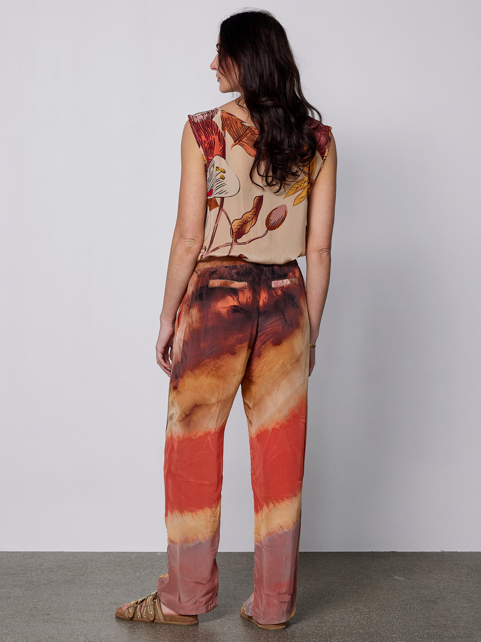 ELINA ZIW trousers - Terracotta Mix – NÜ Denmark - INT. ELINA ZIW trousers - Terracotta Mix – NÜ Denmark - INT.