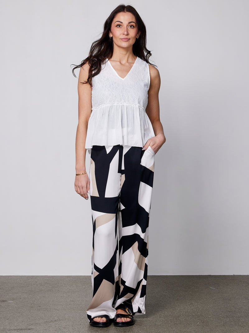 NÜ ELINA ZOE trousers Trousers Black mix