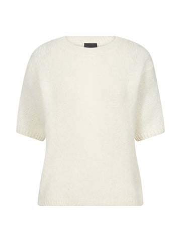 NÜ ELIZA knitted jumper Blouses 112 Bone