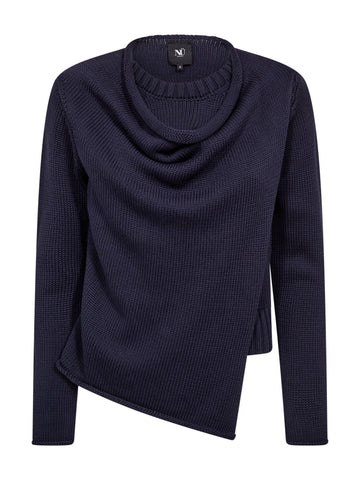 NÜ ELLA Blouse Knit Knit 476 Navy