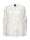 NÜ ELLY Shirt frill Shirts 110 Creme