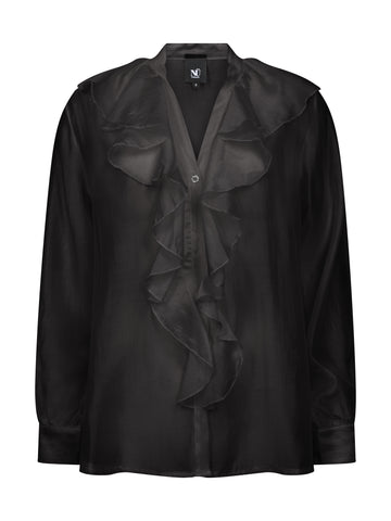 NÜ ELLY Shirt frill Shirts Black