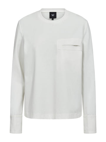 NÜ EMMA Tee Long Sleeve Tops and T-shirts 110 Creme