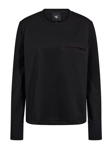 NÜ EMMA Tee Long Sleeve Tops and T-shirts Black