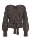 NÜ ENICE Wrap Knit Knit 289 Brown