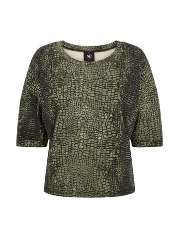 NÜ ENOLA Tee Tops and T-shirts 393 Army Croco