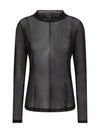 NÜ ENYA mesh Tee Tops and T-shirts Black
