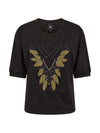 NÜ ERIN Tee Tops and T-shirts Black