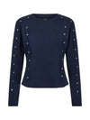 NÜ ERIN Tee Long Sleeve Tops and T-shirts 476 Navy