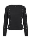 NÜ ERIN Tee Long Sleeve Tops and T-shirts Black
