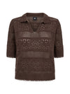 NÜ ETTA Top Knit Blouses 289 Brown