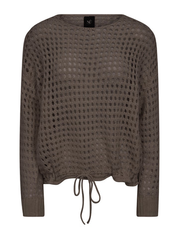 NÜ EVALINA Blouse Knit Blouses 289 Brown