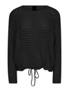 NÜ EVALINA Blouse Knit Blouses Black