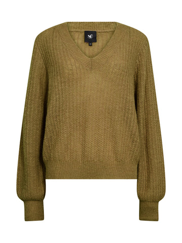 NÜ EVANGELINE Blouse Knit Knit 346 Moss