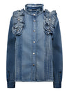 NÜ EVREN Shirt Shirts 486 Denim