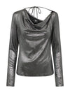 NÜ FAYE blouse Blouses 022 Silver