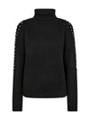 NÜ FIORA blouse knit Knit Black