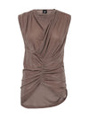 NÜ FLORRIE top Tops and T-shirts 227 Dark taupe