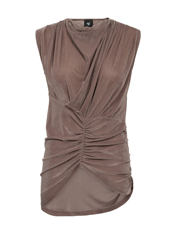 NÜ FLORRIE top Tops and T-shirts 227 Dark taupe