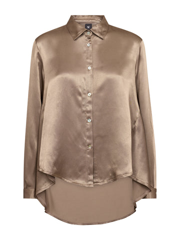 NÜ FLO shirt Shirts 227 Dark taupe