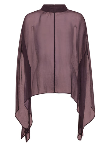 NÜ FRANKIE poncho Ponchos 630 Plum