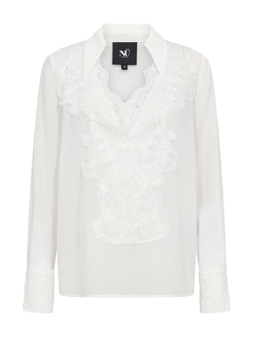 NÜ FRIDA shirt Shirts 110 Creme