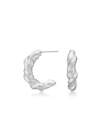 NÜ HIKU Hoops no. 3 Jewellery 022 Silver