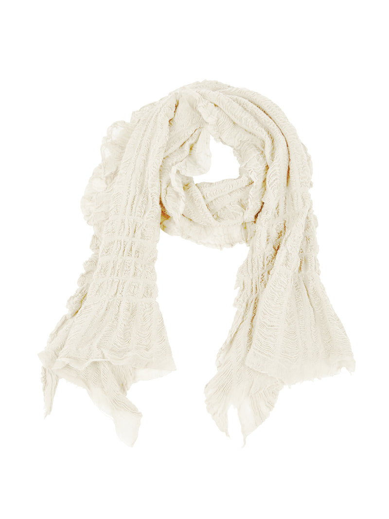 NÜ HOPE Large multi scarf Scarfs 110 Creme