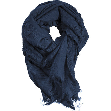 NÜ HOPE Large multi scarf Scarfs 476 Navy
