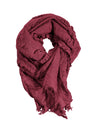 NÜ HOPE Large multi scarf Scarfs 692 Dark plum