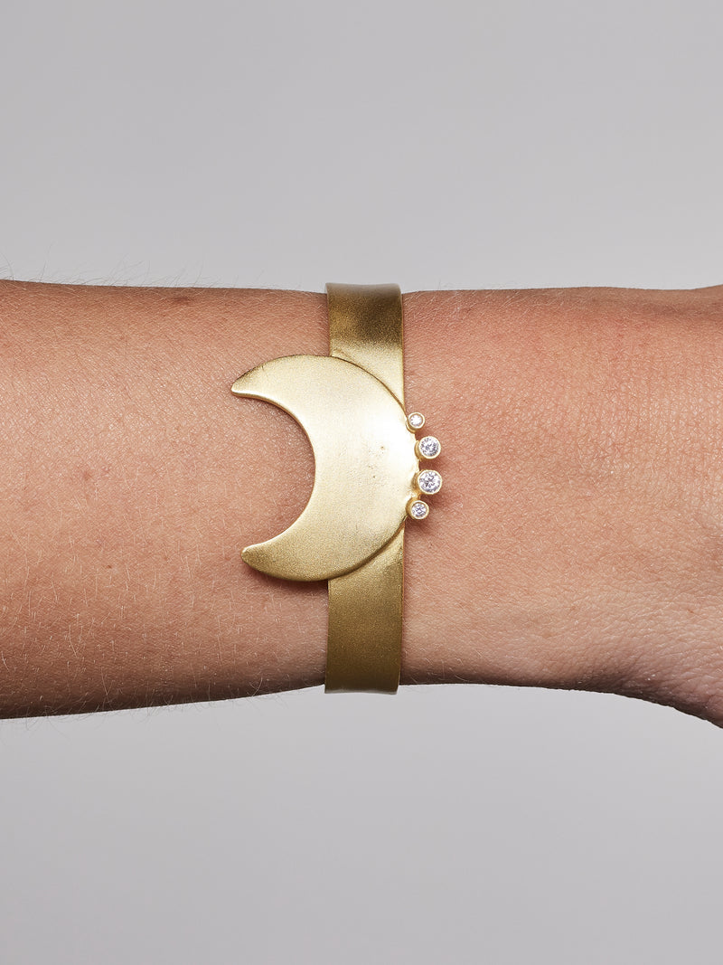NÜ Moons No. 1 Bangle Jewellery 011 Gold