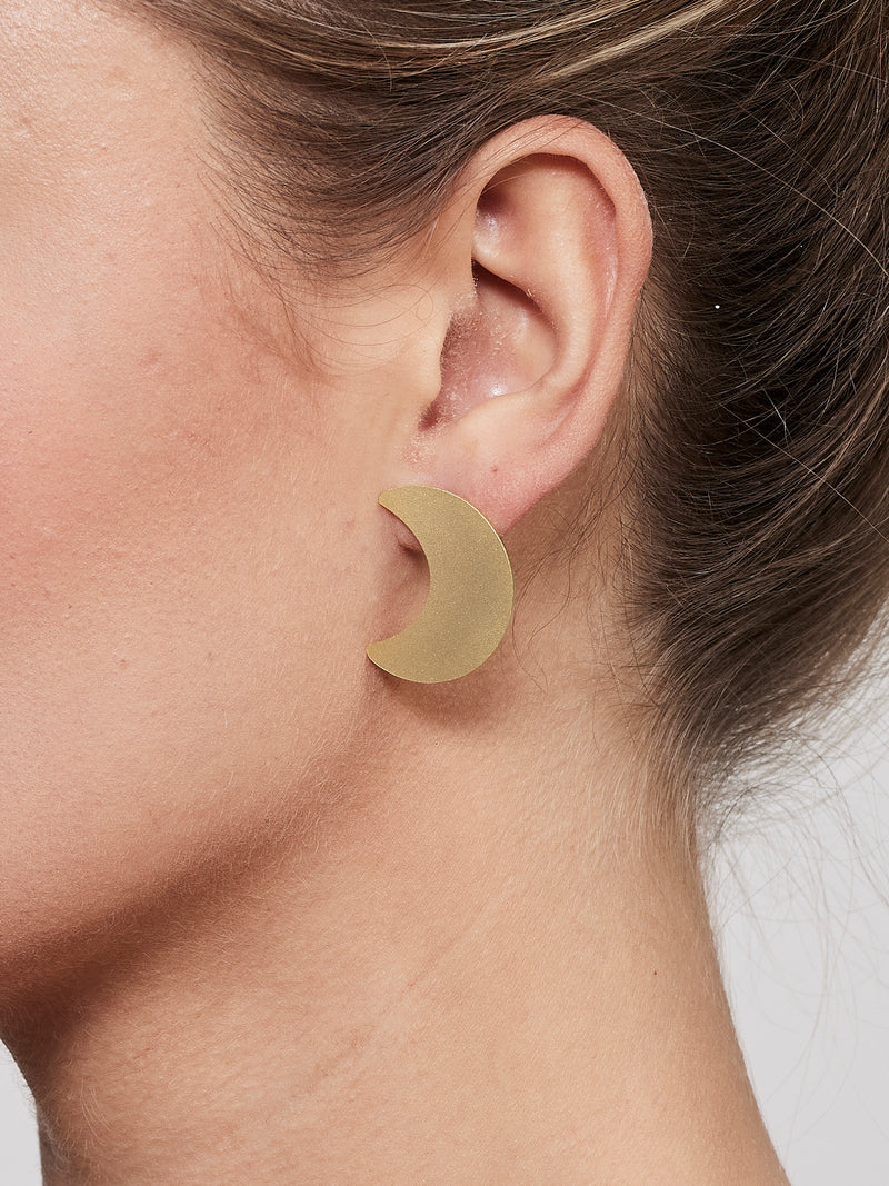 NÜ Moons No. 4 Earring Large Jewellery 011 Gold