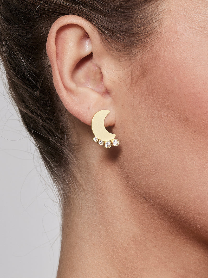 NÜ Moons No. 5 Earring Jewellery 011 Gold