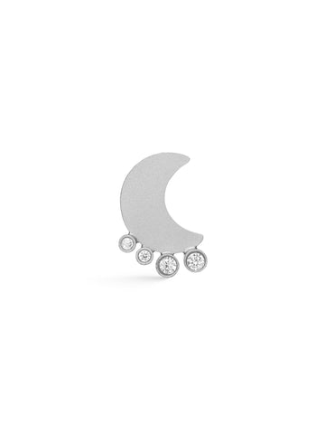 NÜ Moons No. 5 Earring Jewellery 022 Silver