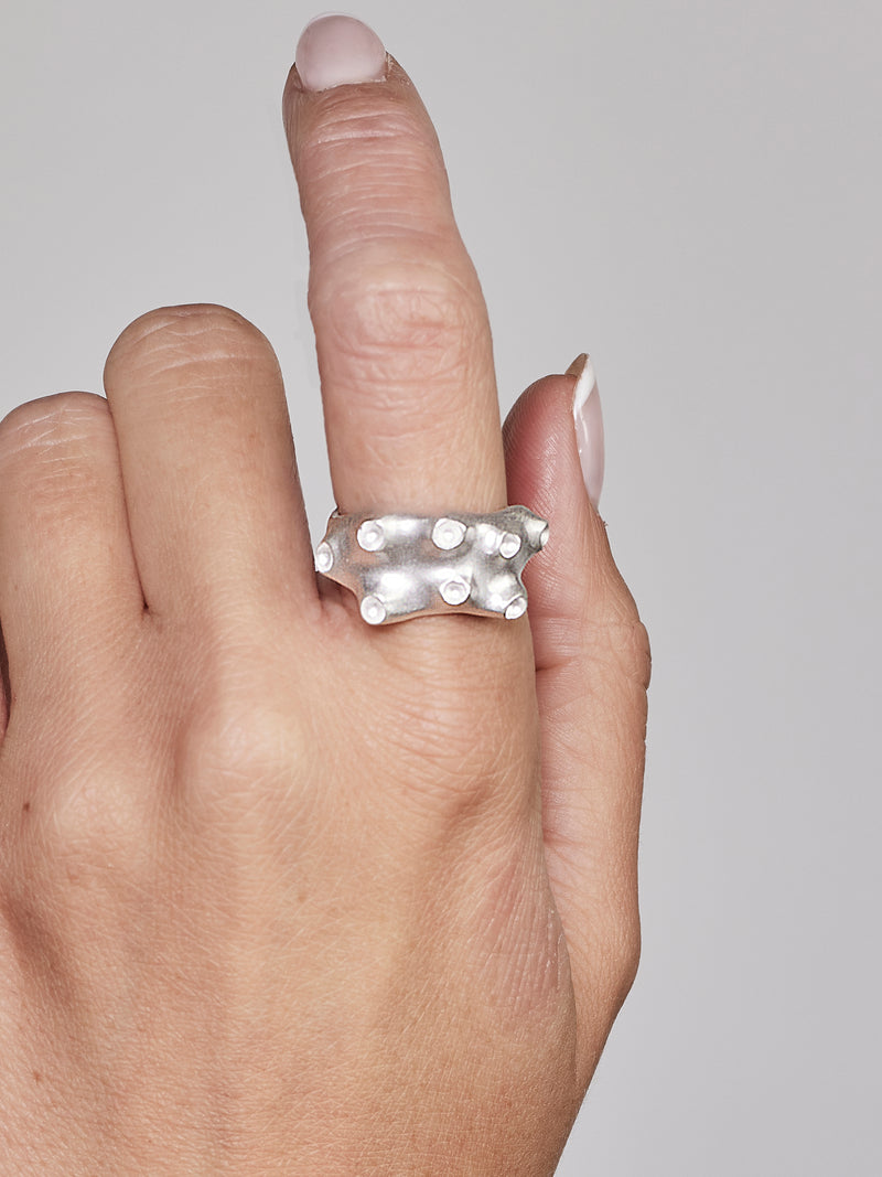 NÜ Moonwalk No. 1 ring Jewellery 022 Silver