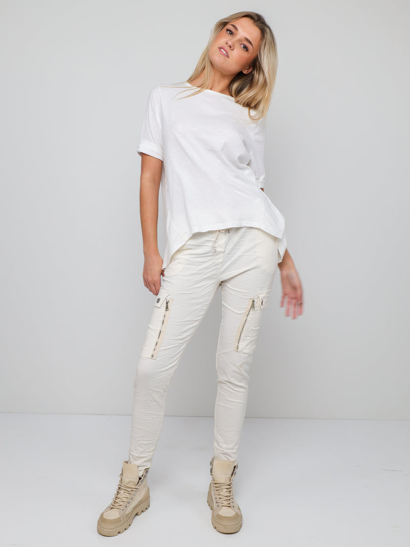 NÜ OAKLEE oversize t-shirt Tops and T-shirts 110 Creme