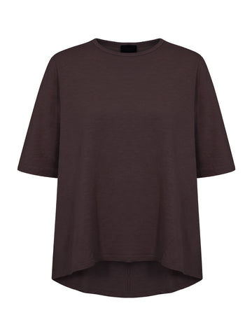 NÜ OAKLEE oversize t-shirt Tops and T-shirts 289 Brown