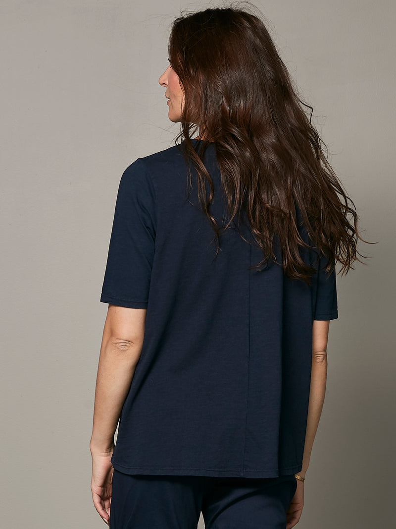 NÜ OAKLEE oversize t-shirt Tops and T-shirts 482 Classic Navy