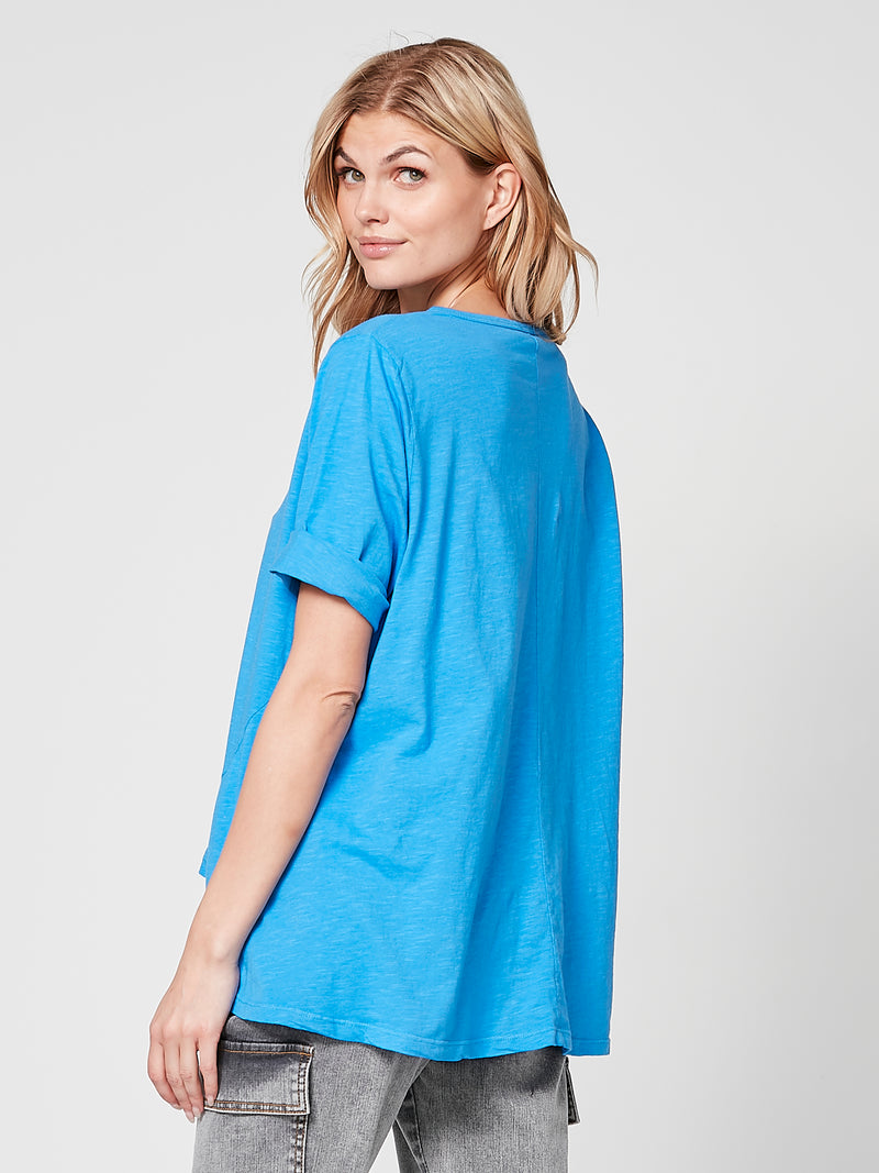 NÜ OAKLEE oversize t-shirt Tops and T-shirts 485 Electric blue