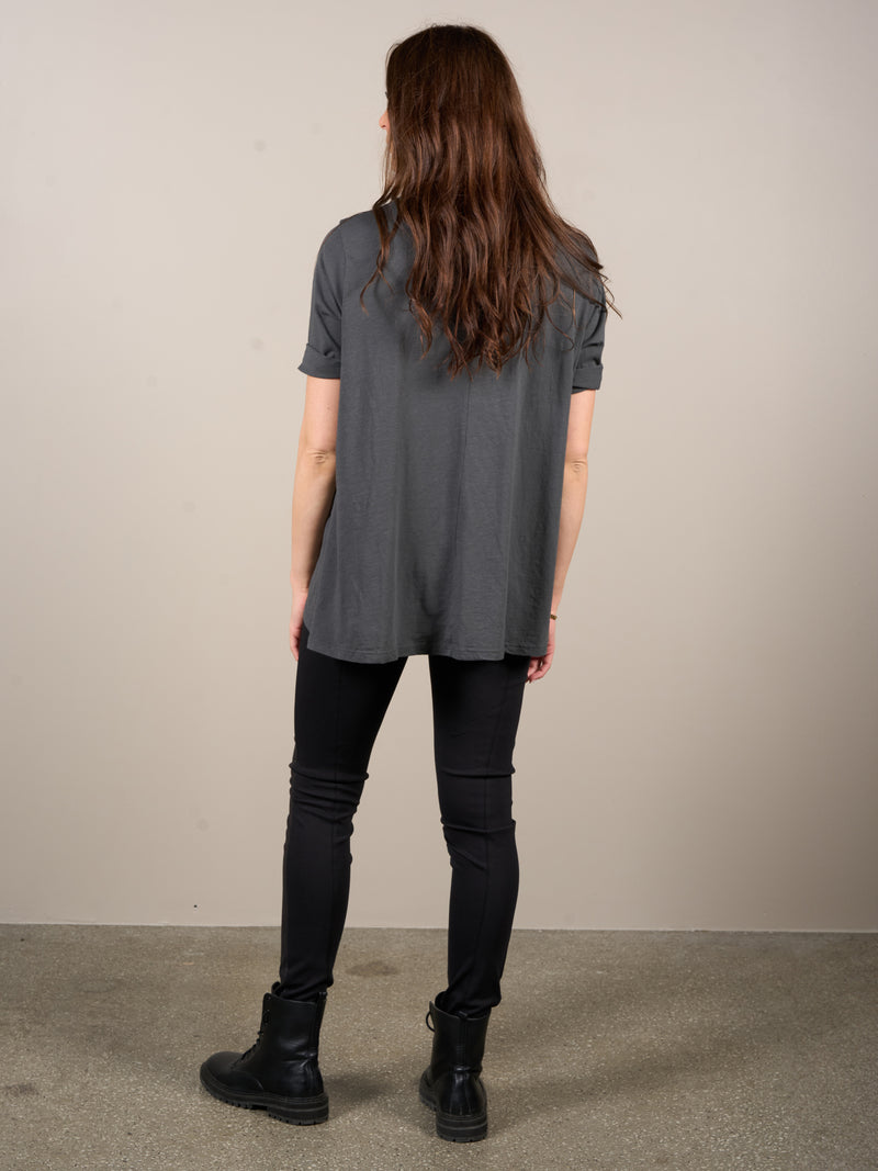 NÜ OAKLEE oversize t-shirt Tops and T-shirts 995 Anthracite grey