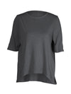 NÜ OAKLEE oversize t-shirt Tops and T-shirts 995 Anthracite grey