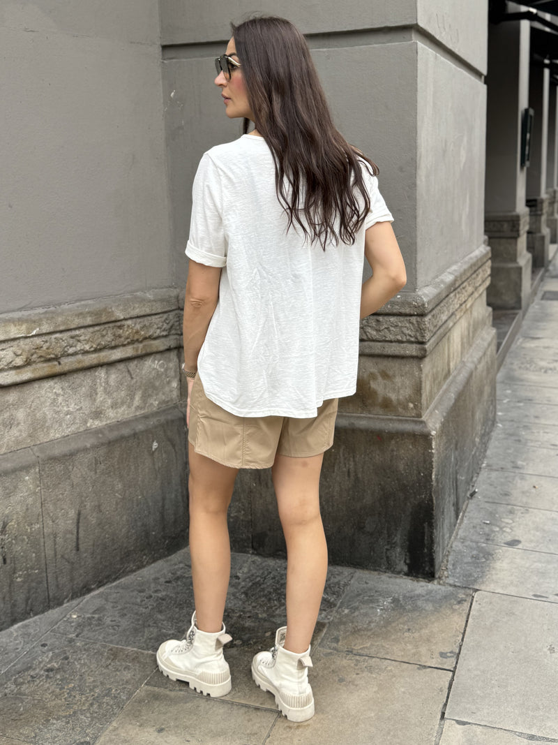 NÜ OAKLEE oversize t-shirt Tops and T-shirts 110 Creme