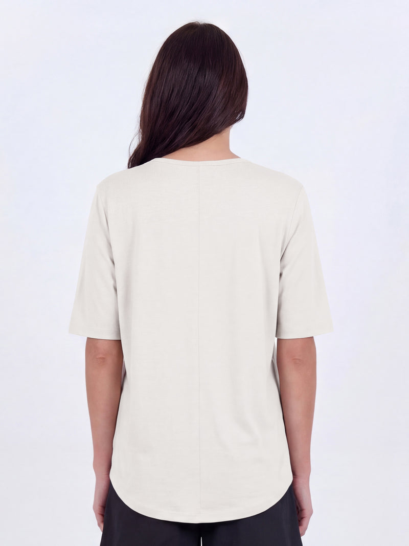 OAKLEE t-shirt - Creme – NÜ Denmark - INT.