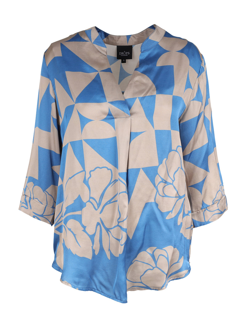 NÜ ODELINE blouse Blouses 434 Fresh Blue mix