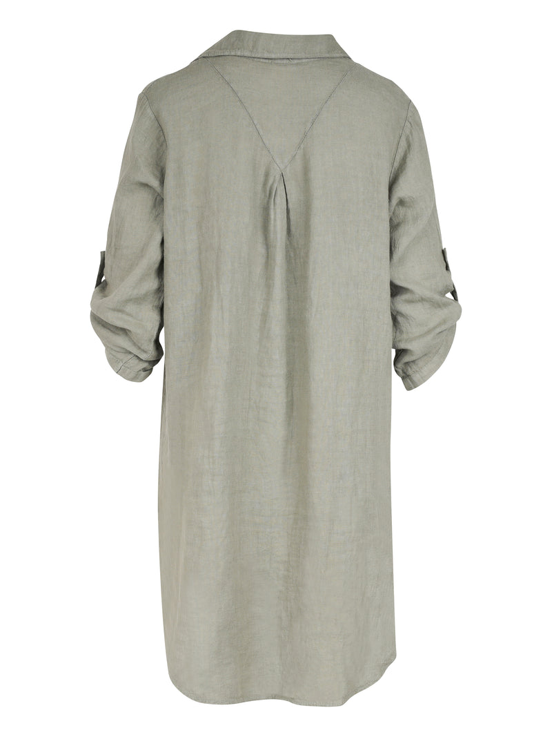 NÜ POLETTE linen tunic Tunics 393 Army